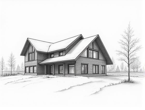 A-Frame Home Design: Snow Load Roof Reinforcements and Manufacturing Insights
