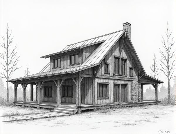 Redefining Home Design: Adaptive Reuse with Preserved Industrial Steel Trusses from Manufacturing Origins