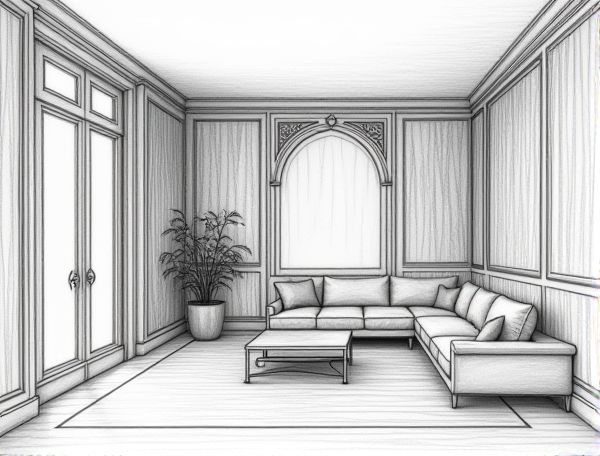 Art Deco Home Design: Custom Marquetry Wall Panels in Modern Manufacturing