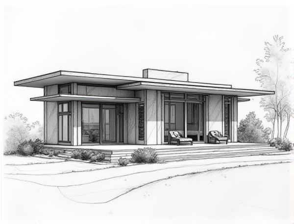 Art Deco Home Design Featuring Geometric Marquetry Wood Inlays in Modern Manufacturing