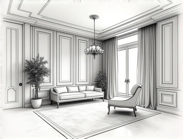 Art Deco Home Design: Enhancing Acoustics with Luxurious Velvet Wall Panels in Modern Manufacturing