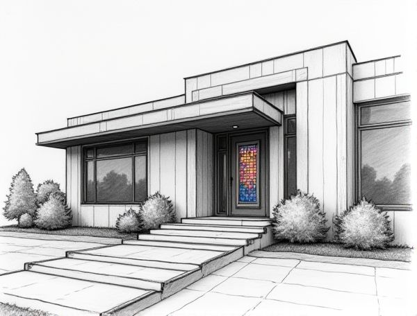 Art Deco Home Design Defined: Stained Glass Accent Doors and Their Role in Modern Manufacturing