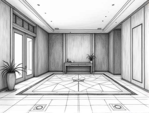 Art Deco Home Design: Showcasing Terrazzo Flooring Inlays in Modern Manufacturing