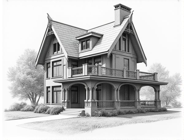 Art Nouveau Home Design: Showcasing Hand-Forged Iron Railings in Modern Manufacturing