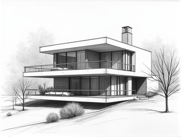 Bauhaus Home Design with Cantilevered Balconies: A Guide to Modern Manufacturing Techniques