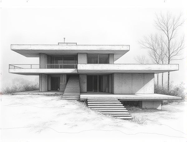 Bauhaus Home Design: Exploring Cantilevered Concrete Staircases in Modern Manufacturing
