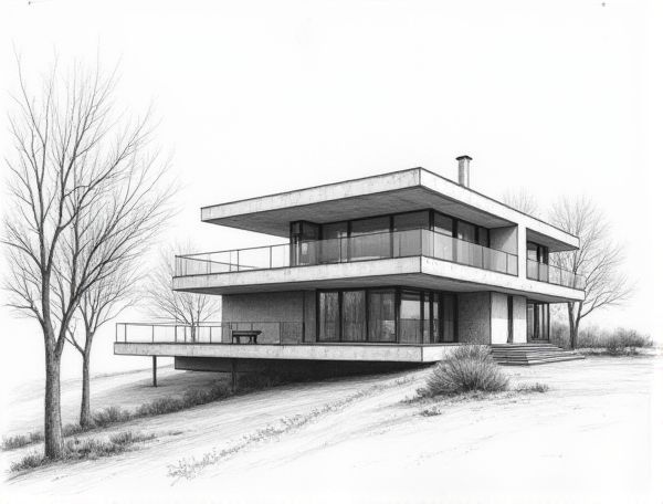 Bauhaus Home Design: Cantilevered Glass Boxes in Modern Manufacturing