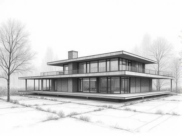 Bauhaus Home Design: Exploring Cantilevered Glass Extensions in Modern Manufacturing