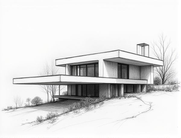 Bauhaus Home Design with Cantilevered Volumes in Manufacturing: Principles, Techniques, and Modern Applications