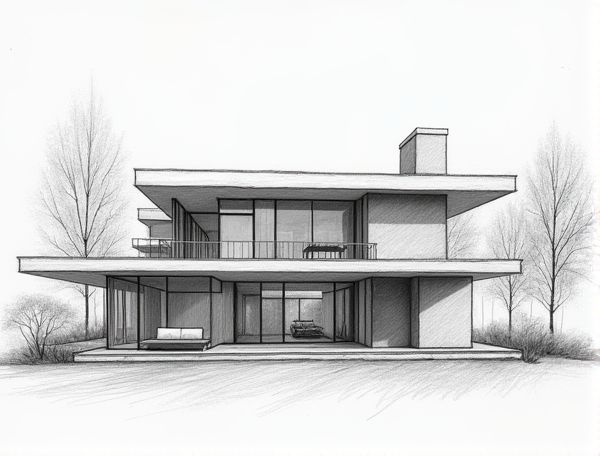 Bauhaus Home Design: Exploring Modern Living with Mondrian-Inspired Glass Panels in Manufacturing