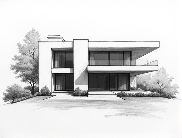 Bauhaus Home Design: Exploring Ribbon Window Facade in Modern Manufacturing