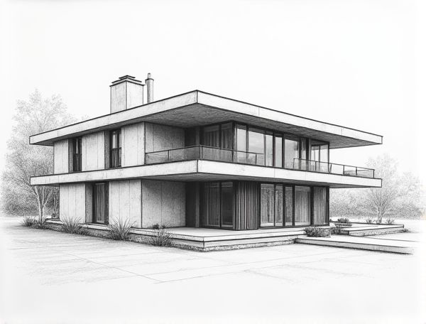 Bauhaus Home Design: Steel-Frame Ribbon Windows in Modern Manufacturing Homes