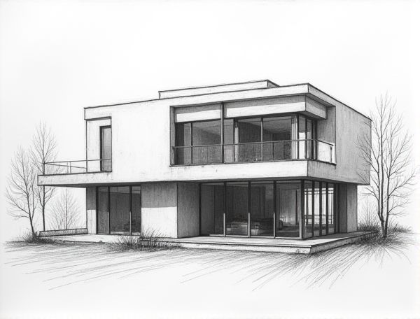 Bauhaus Home Design: A Modern Approach with Thermally Broken Steel Windows in Manufacturing