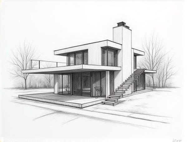 Exploring Bauhaus Home Design: Tubular Steel Cantilevered Stairs in Modern Manufacturing