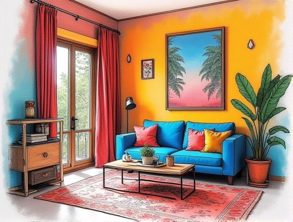 Bohemian Home Design Meets Maximalist Color Blocking: A Guide to Vibrant Living Spaces in Modern Manufacturing