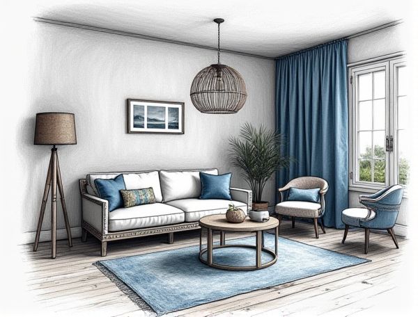 Bohemian Home Design: Creating Unique Interiors with Upcycled Denim Textiles in Modern Manufacturing