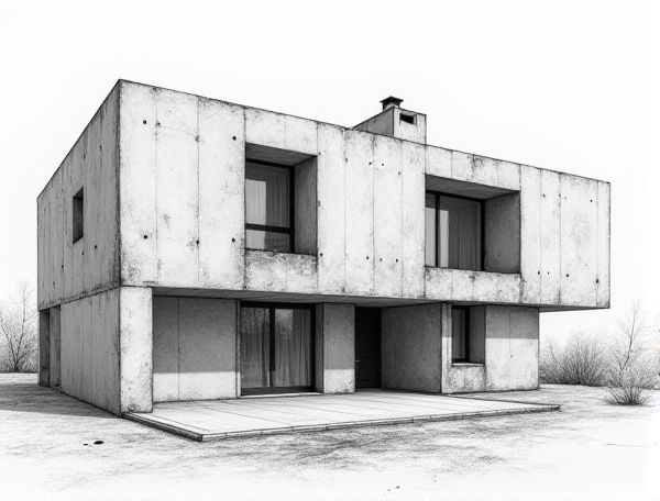 Brutalist Home Design: Board-Formed Concrete in Modern Residential Manufacturing