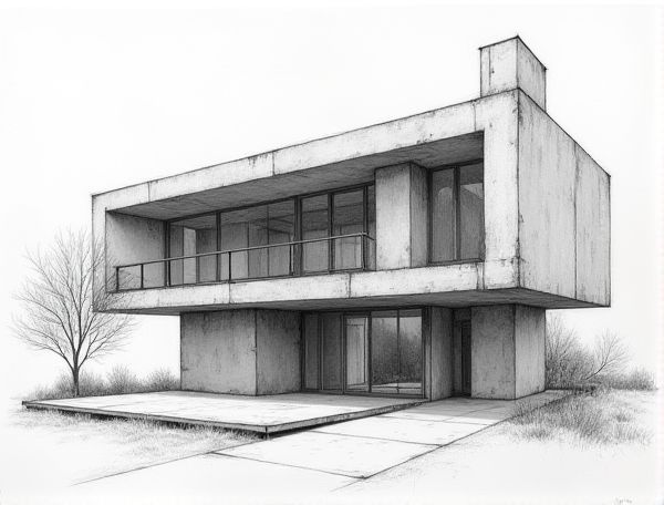 Brutalist Home Design with Exposed HVAC Elements: Industrial Aesthetic Meets Functional Architecture