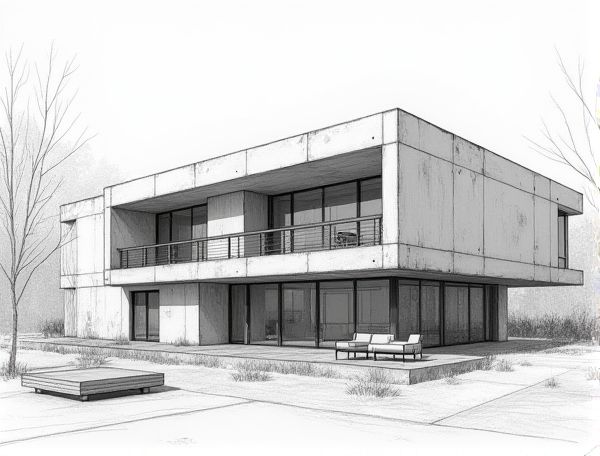 Brutalist Home Design: Harnessing Passive Solar Heating for Sustainable Manufacturing
