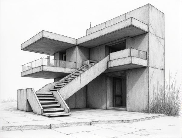 Brutalist Home Design: Exploring Raw Concrete Spiral Staircases in Modern Manufacturing