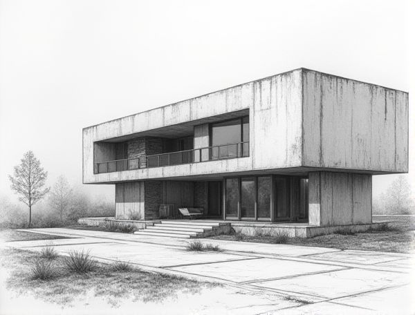 Brutalist Home Design: Exploring Raw Concrete Surfaces in Modern Residential Architecture