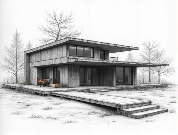 Understanding Brutalist Home Design with Recycled Steel Accents in Sustainable Manufacturing