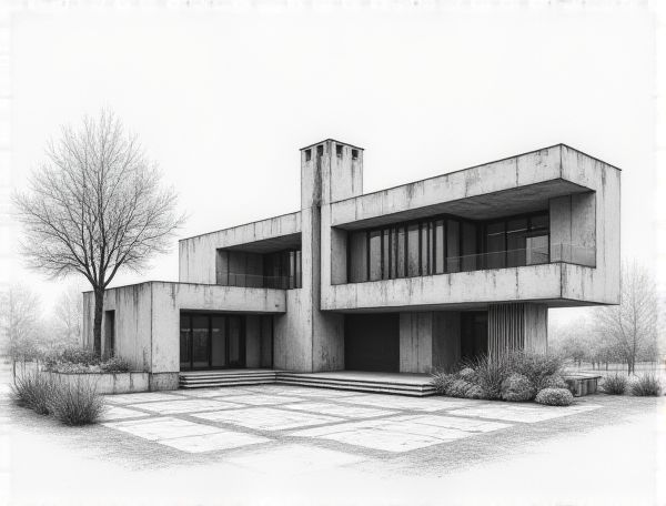 Brutalist Home Design: Exploring Ribbed Concrete Textures in Modern Manufacturing