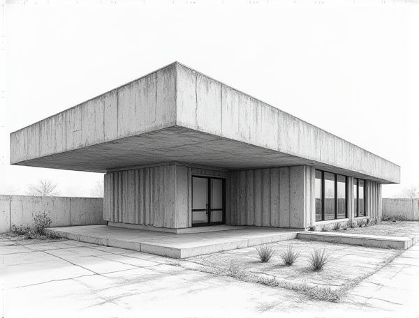 Brutalist Home Design: Exploring Ribbed Concrete Walls in Modern Architecture and Manufacturing