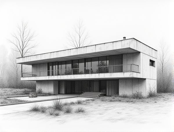 Brutalist Home Design: Exploring Ribbon Windows in Modern Manufacturing