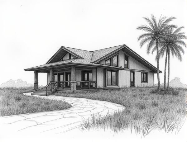 Coastal Cottage Home Design Featuring Hurricane-Resistant Windows in Modern Manufacturing