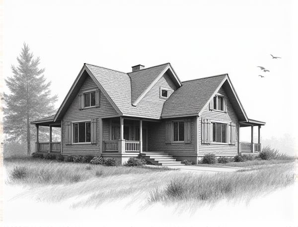 Coastal Cottage Home Design: Exploring Weathered Shingle Siding in Modern Manufacturing