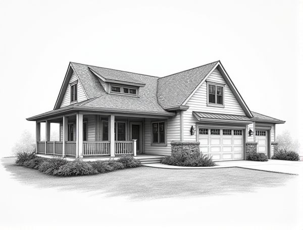 Coastal Cottage Home Design: Whitewashed Shiplap in Modern Manufacturing