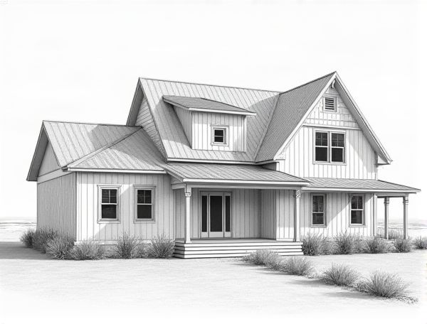 Coastal Farmhouse Home Design: Shiplap Accent Ceilings in Modern Home Manufacturing