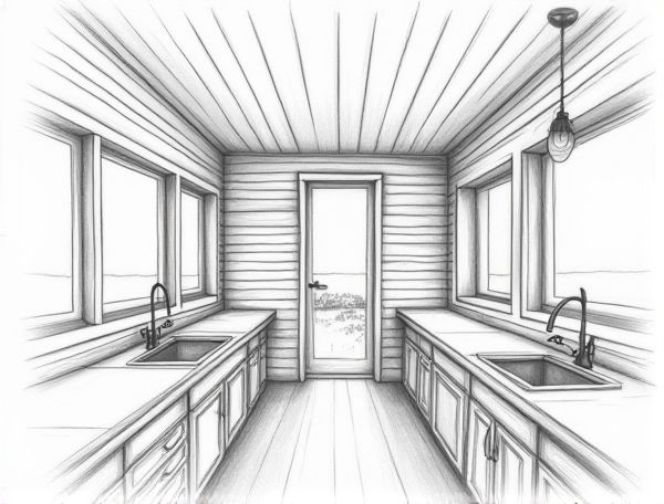 Exploring Coastal Home Design: Shiplap Ceilings and Built-In Oyster Shell Sinks in Modern Manufacturing