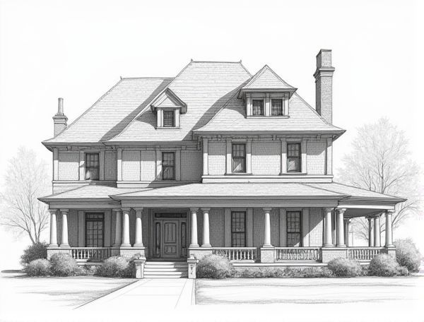 Colonial Revival Home Design: Distinctive Features of Double-Hung Sash Windows in Modern Manufacturing