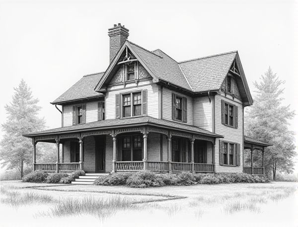 Colonial Revival Home Design: Showcasing Original Pressed-Tin Ceilings in Modern Manufacturing