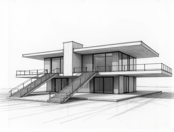 Contemporary Home Design Featuring Cantilevered Staircases: Innovative Trends in Modern Manufacturing