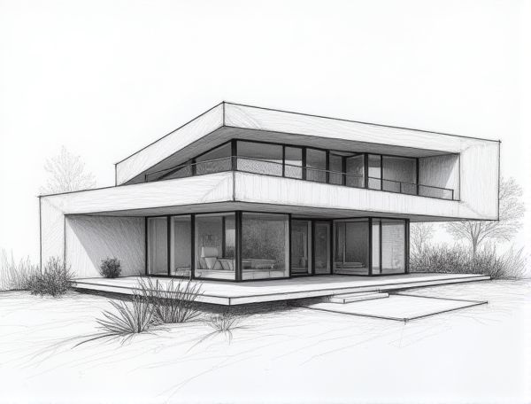 Contemporary Home Design Featuring Dynamic Parametric Facades in Modern Manufacturing Practices