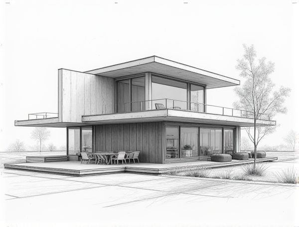 Contemporary Home Design Featuring Kinetic Facade Systems in Modern Manufacturing
