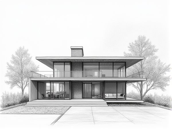 Contemporary Home Design Featuring Reconfigurable Smart Glass Walls for Modern Manufacturing Solutions