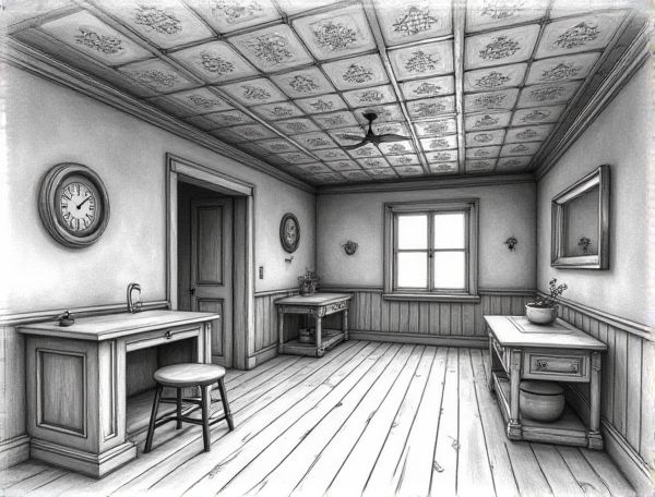 Cottagecore Home Design: Antique Pressed Tin Ceilings in Modern Manufacturing