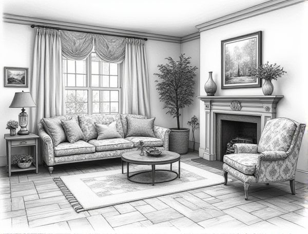 Cottagecore Home Design: Vintage Chintz Upholstery in Contemporary Furniture Manufacturing