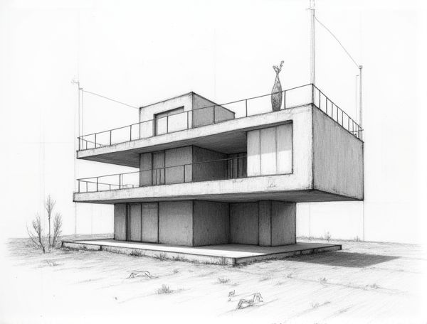Deconstructivist Home Design with Cantilevered Cube Extensions: Modern Aesthetics and Advanced Manufacturing Techniques