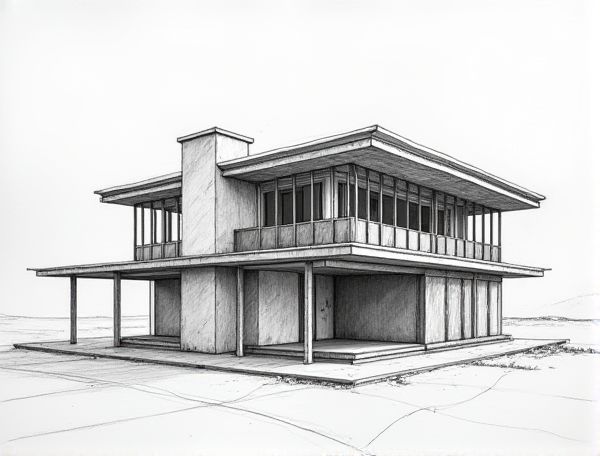 Deconstructivist Home Design: Exploring Exposed Steel Girders in Modern Residential Architecture