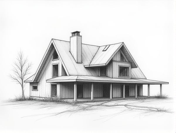 Deconstructivist Home Design: Exploring Fragmented Rooflines in Modern Manufacturing