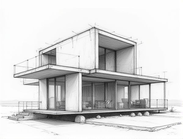 Deconstructivist Home Design: Exploring Non-Orthogonal Partitions in Modern Housing Manufacturing