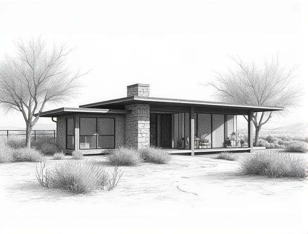 Desert Home Design with Passive Solar Orientation: Sustainable Strategies for Energy-Efficient Manufacturing