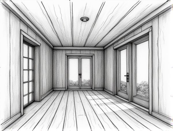 Eclectic Home Design Defined: Showcasing Reclaimed Shipwood Flooring in Modern Manufacturing Spaces
