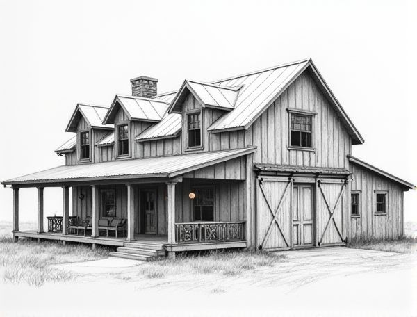 Exploring Farmhouse Home Design: Antique Sliding Barn Doors in Modern Manufacturing
