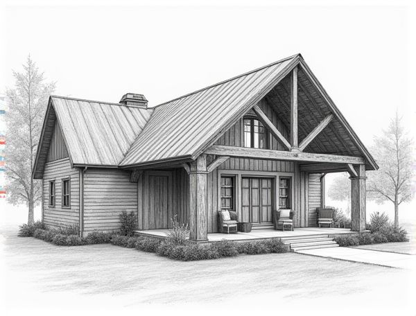 Farmhouse Home Design: Exploring Reclaimed Barnwood Ceiling Beams in Modern Manufacturing